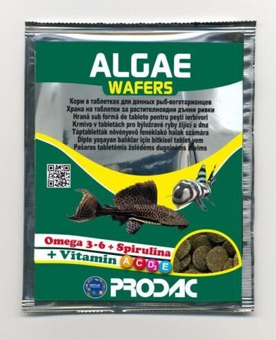 Aļģu tabletes zivīm PRODAC ALGAE WAFERS 100 ml 50 g 
