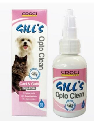 Līdzeklis acu tīrīšanai CROCI GILL'S OPTO-CLEAN 50 ml