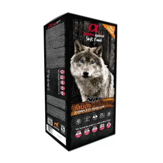 ALPHA SPIRIT MULTIPROTEIN dog pussausā barība suņiem 9kg