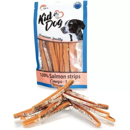KIDDOG Strips laša dabīgās strēmelītes 80g