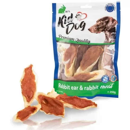 KIDDOG truša ausis ar truša gaļu 250g