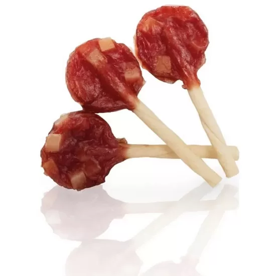 KIDDOG Lollipop pīles fileja ar siera gabaliņiem un āda 10gab