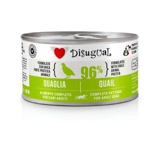 DISUGUAL MonoProtein konservi suņiem ar paipalām 150g 