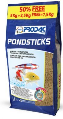 PRODAC PONDSTICKS food 7.5kg barība dīķa zivīm
