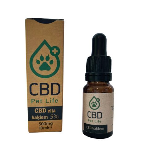 CBD eļļa dzīvniekiem, kaķiem 500mg/5% 10ml