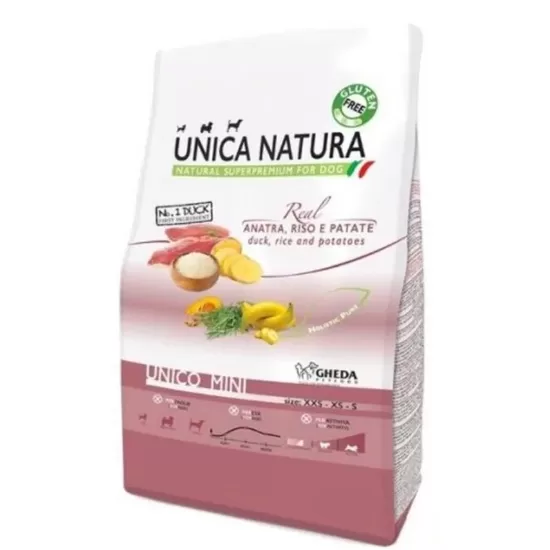 GHEDA Unica Natura Duck mini dog 7.5 kg