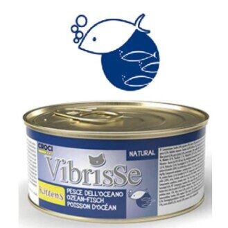 VIBRESSE konservs kaķēniem ar zivi 70g 1 gab