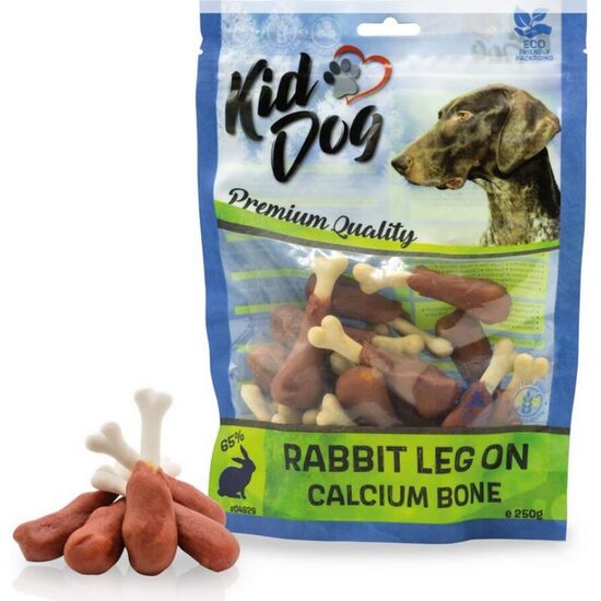 KIDDOG kaula stilbiņš ar trusi un kalciju 250g