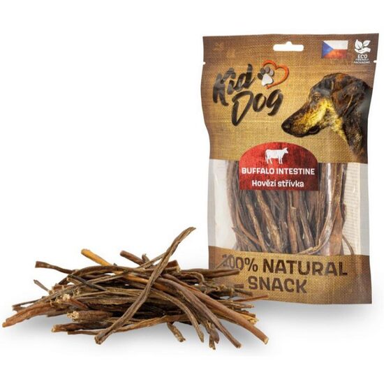 KIDDOG 100% dabīgas liellopa gaļas šļūtenes 12 cm 120 g
