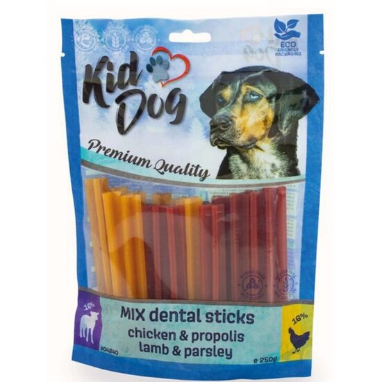 KIDDOG zobu tīrīšanas nūjiņas suņiem 250g
