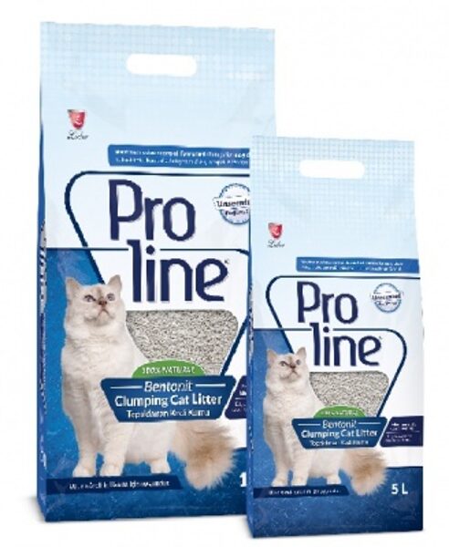 Proline Pro Line cementējošās smiltis bez smaržas kaķiem 5l