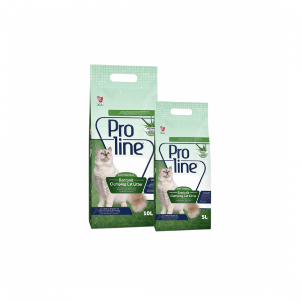Proline Pro Line cementējošās smiltis ar alvejas smaržu kaķiem 10l