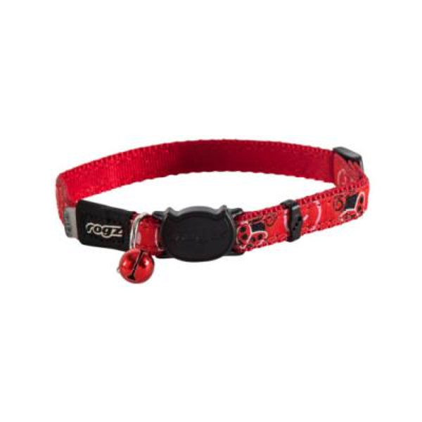 Kakla siksna trīs krāsās FANCY CAT 11 mmx20-31 cm