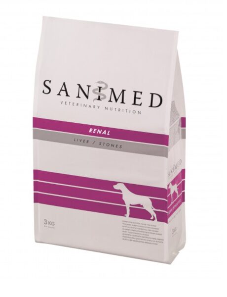 Sanimed RENAL DOG diētiskā sausā barība suņiem 3 kg