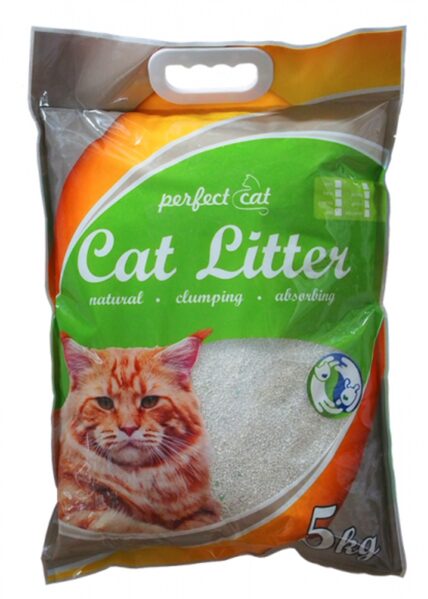 Perfect Cat cementējošās smiltis ar lavandu 5kg