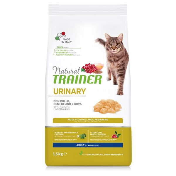 NATURAL TRAINER CAT URINARY CHICKEN sausā barība ar vistu 1.5kg