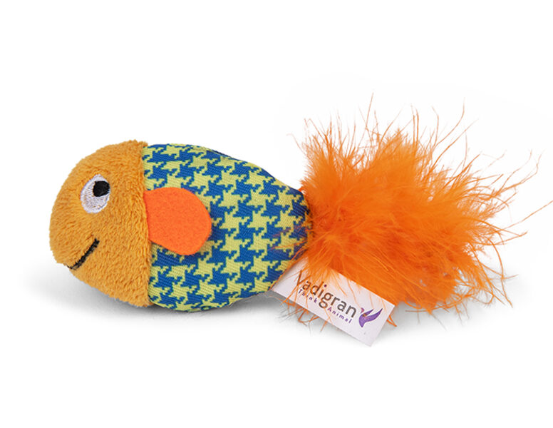 VDG smieklīgā zilā zivs ar Kaķumētru oranža 13 cm