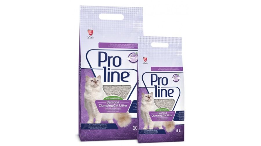 Proline Pro Line cementējošās smiltis ar lavandas smaržu kaķiem 10l