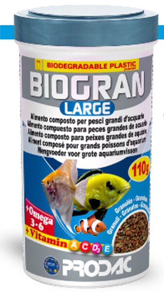 Lielas granulas zivīm PRODAC BIOGRAN LARGE 250 ml 110 g 