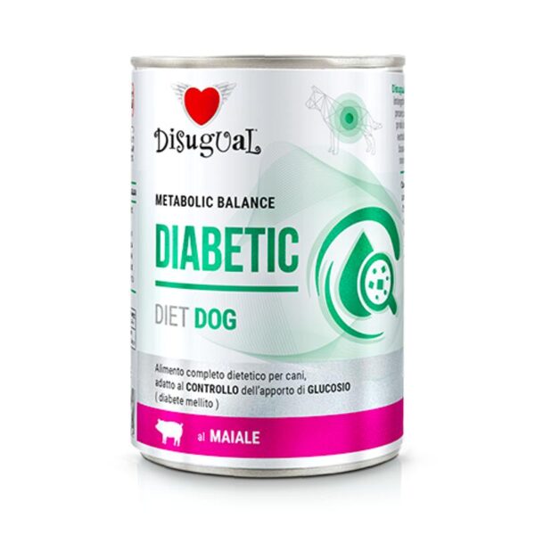 Disugual Diabetic Dog konservi suņiem ar diabētu 400g