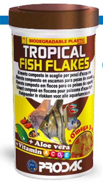 Pārslas tropu zivīm PRODAC TROPICAL FISH FLAKES