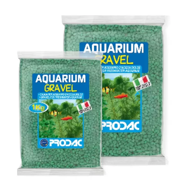 Prodac Primer Light green gaiši zaļa akvārija grunts 2-3mm 2.5kg
