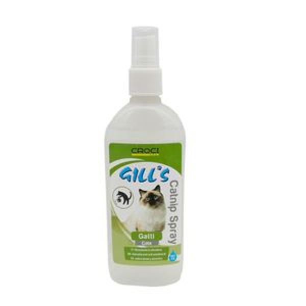 Stresu mazinošs aerosols kaķiem GILL'S CATNIP SPRAY 150 ml