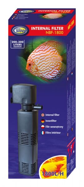 AQUA NOVA iekšējais bioloģiskais filtrs  1800L/H 200-300L