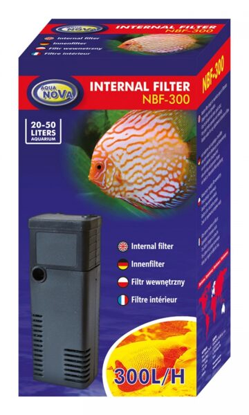 AQUA NOVA  iekšējais bioloģiskais filtrs 300l/h 20-50l