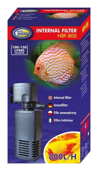 AQUA NOVA  iekšējais bioloģiskais filtrs 800L/H  100-150L