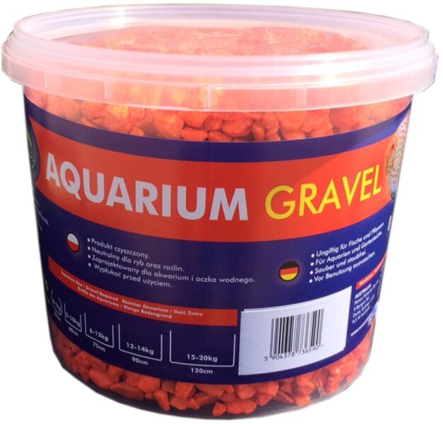 AQUA NOVA augstas kvalitātes sveķu pārklājuma grants(Spilgti Oranža)