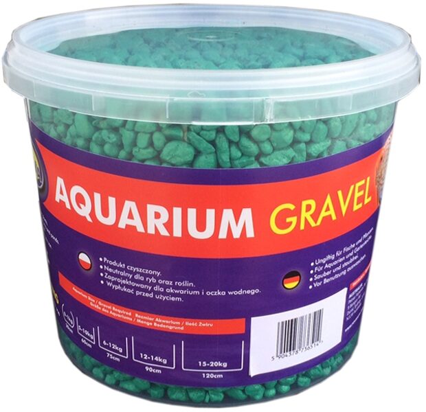 AQUA NOVA augstas kvalitātes sveķu pārklājuma grants(Zaļa)