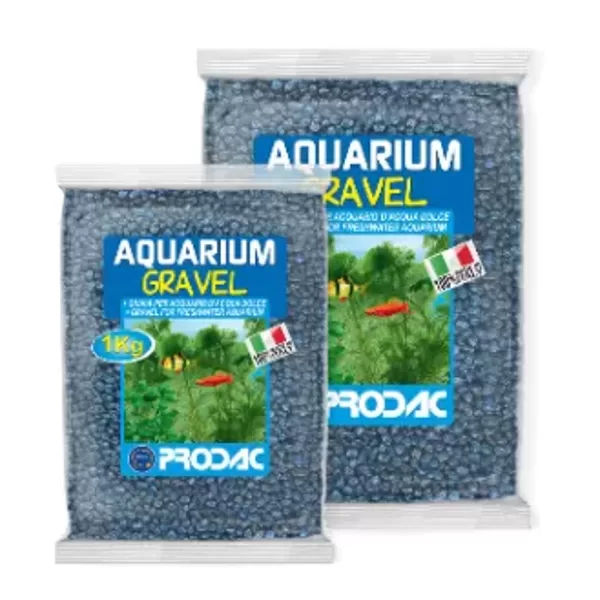 Prodac Primer Blue zila akvāriju grunts 2-3mm 1kg