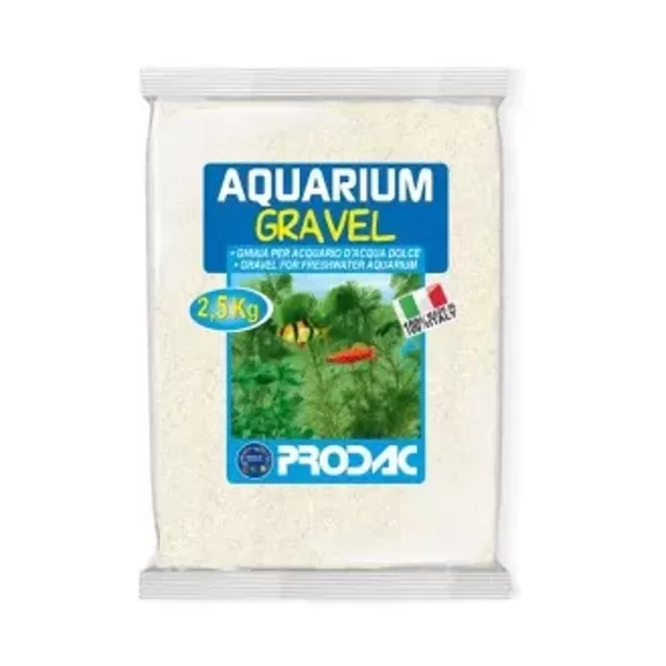 Prodac Sand White baltas akvārija smiltis 0.4-0.8mm 2.5kg