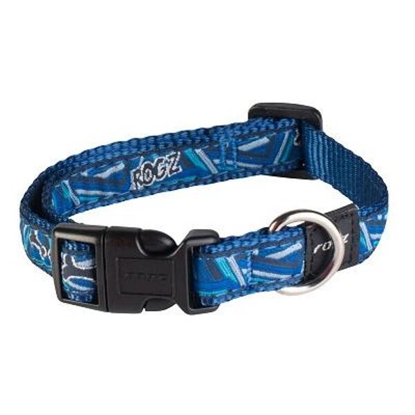 Zila kakla siksna L un XL izmērs, sunim ROGZ Navy Zen