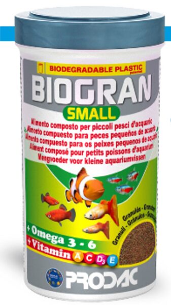 Mazas granulas zivīm PRODAC BIOGRAN SMALL 