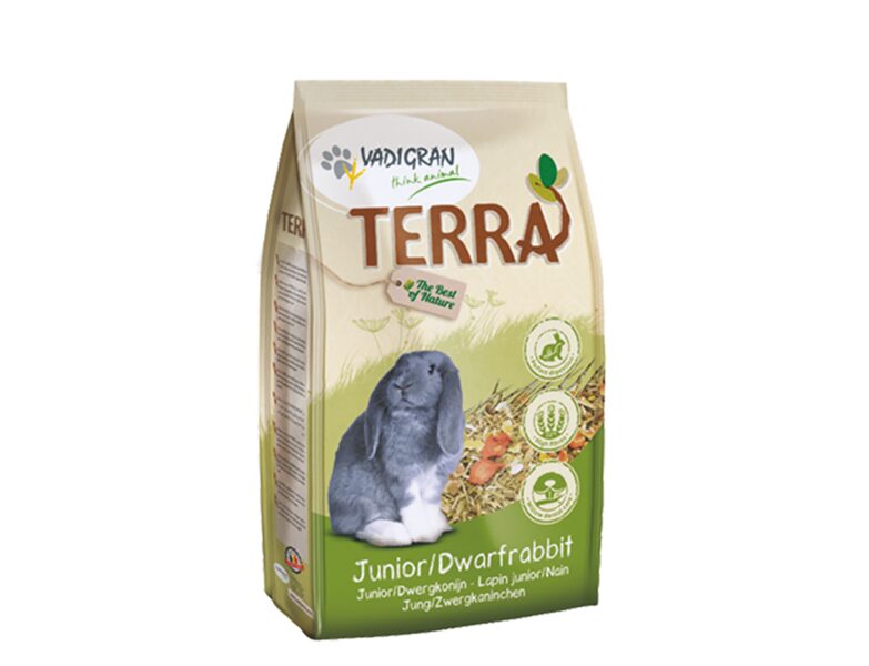 Barība trušiem VDG TERRA Junior&Dwarf 1 kg