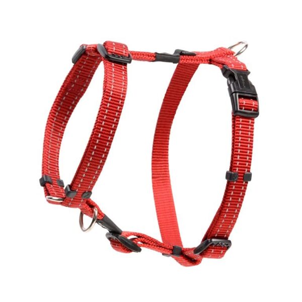 Sarkana, atstarojoša krūšu siksna, 32-52cm, ROGZ
