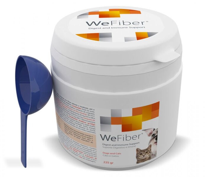 WeFiber - Papildbarība suņiem un kaķiem gremošanas sistēmas atbalsta nodrošināšanai 225 g
