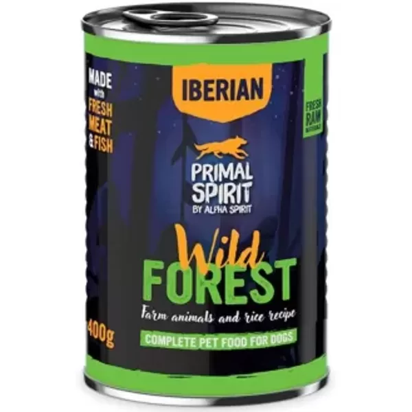 PRIMAL Iberian Wild Forest 400g konservi suņiem