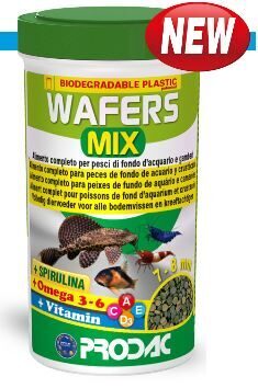 Tablešu barība zivīm 7-8 mm PRODAC Wafers Mix 100 ml 50 g